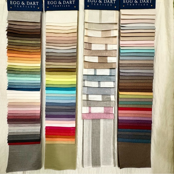 EGG & DART Luxury Textiles Fabric Sample Book 100% PES - Picture 1 of 15
